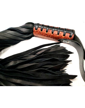 FETISH MAFIA FETISH MAFIA OSTRICH OVERLAY TAN/BLACK