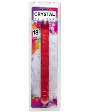 Doc Johnson CRYSTAL JELLIES DBL PINK 18"