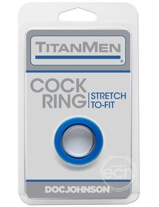 Titanmen TITANMEN COCK RING,BLUE