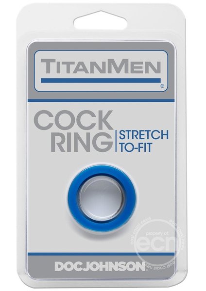 Titanmen TITANMEN COCK RING,BLUE