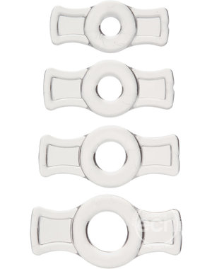 Titanmen TITANMEN COCK RING SET CLEAR