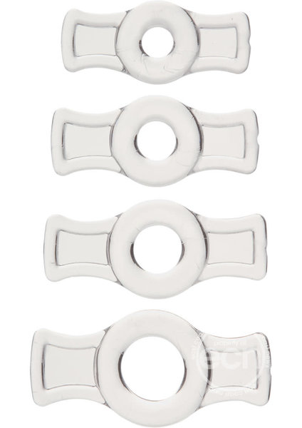 Titanmen TITANMEN COCK RING SET CLEAR