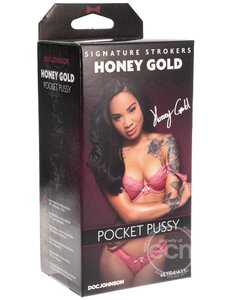 Doc Johnson SIGNATURE STROKERS HONEY GOLD POCKET PUSSY