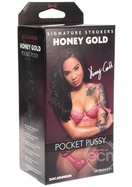 Doc Johnson SIGNATURE STROKERS HONEY GOLD POCKET PUSSY