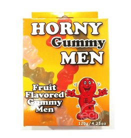 Hott Products Horny Gummy Men Fruit Flavored Gummy Men 4.23 Ounce Box