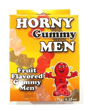 Hott Products Horny Gummy Men Fruit Flavored Gummy Men 4.23 Ounce Box