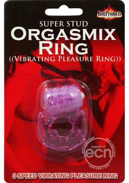 Hott Products STUD ORGASMIC RING, PURPLE