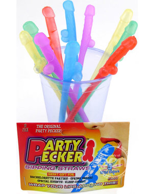 Hott Products PARTY PECKER NEON 10PK