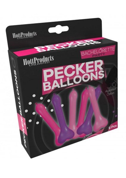 Hott Products PECKER BALLONS 6pk
