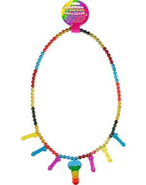 Hott Products RAINBOW PECKER WHISTLE NECKLACE