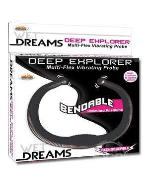 Hott Products WET DREAMS DEEP EXPLORER MULTI FLEX VIBRATING PROBE