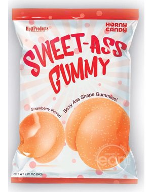 Hott Products SWEET ASS GUMMY STRAWBERRY SINGLE PACK