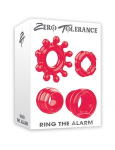 ZERO TOLERANCE ZERO TOLERANCE RING THE ALARM RED