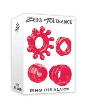 ZERO TOLERANCE ZERO TOLERANCE RING THE ALARM RED