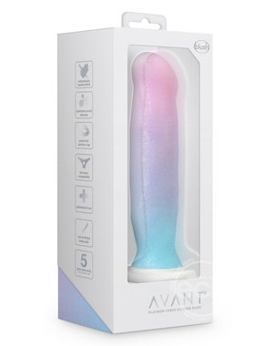 BLUSH NOVELTIES AVANT D17 LUCKY SILICONE DILDO 8in