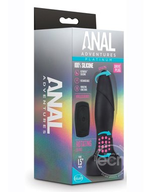 BLUSH NOVELTIES ANAL ADVENTURE PLATINUM DRIVE BUTT PLUG