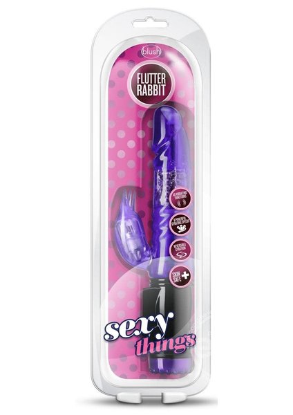 BLUSH NOVELTIES SEXY THINGS FLUTTER RABBIT VIBRATOR