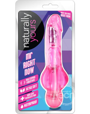 BLUSH NOVELTIES NATURALLY YOURS MR. RIGHT PINK