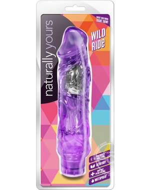 BLUSH NOVELTIES NATURALLY YOURS WILD RIDE PURPLE