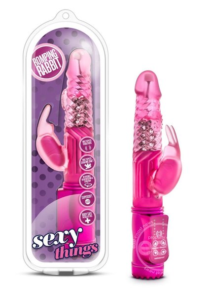 BLUSH NOVELTIES SEXY THINGS ROMPING BEADED RABBIT