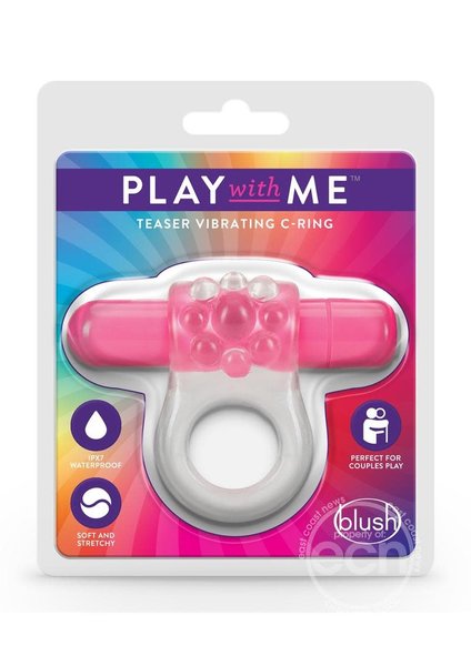 BLUSH NOVELTIES PLAY WITH ME TEASER VIBRATING COCK RING