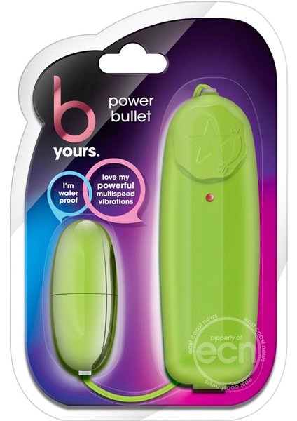 BLUSH NOVELTIES B YOURS POWER BULLET WITH REMOTE CONTROL