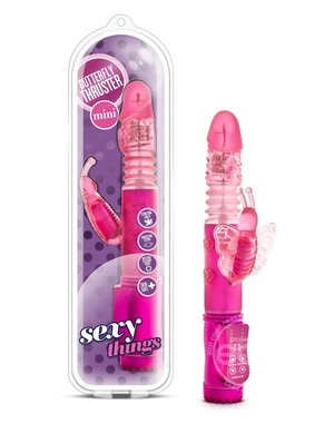 BLUSH NOVELTIES SEXY THINGS BUTTERFLY THRUSTER MINI RABBIT