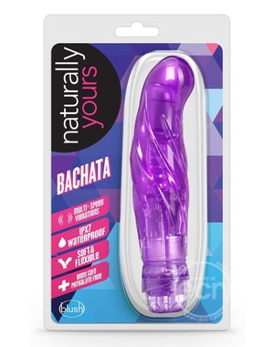 BLUSH NOVELTIES NATURALLY YOURS BACHATA VIBRATING DILDO