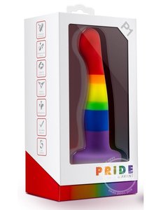 BLUSH NOVELTIES AVANT PRIDE P1 FREEDOM SILICONE DILDO 6 inch