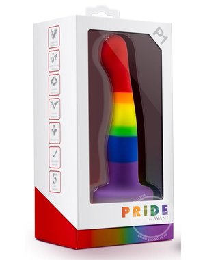 BLUSH NOVELTIES AVANT PRIDE P1 FREEDOM SILICONE DILDO 6 inch