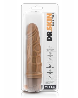 BLUSH NOVELTIES DR SKIN COCK VIBE 3 7.25 inch
