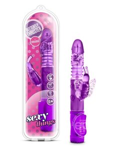 BLUSH NOVELTIES SEXY THINGS BUTTERFLY THRUSTER MINI PURPLE