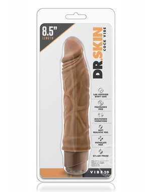 BLUSH NOVELTIES DR SKIN COCK VIBE 10 VIBRATING 8.5in