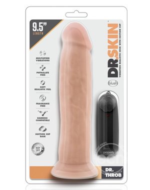 BLUSH NOVELTIES DR SKIN DR THROB 9.5"