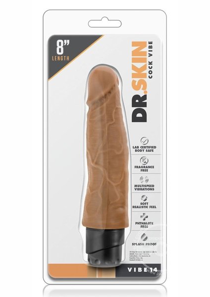 BLUSH NOVELTIES DR SKIN VIBE 14  8"