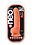 BLUSH NOVELTIES NEO ELITE SILICONE DILDO WITH BALLS 7.5" ORANGE