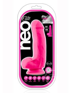 BLUSH NOVELTIES NEO ELITE DD COCK W/BALLS 7 inch