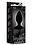 BLUSH NOVELTIES Temptasia Slut Silicone Butt Plug - Black