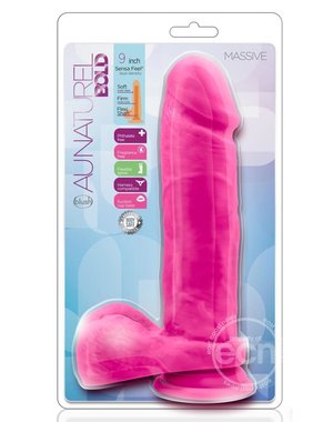 BLUSH NOVELTIES AU NATUREL BOLD MASSIVE DILDO W/ SUCTION CUP 9 inch