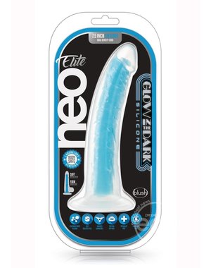 BLUSH NOVELTIES NEO ELITE GLOW IN THE DARK DILDO 7.5"