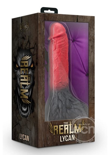 BLUSH NOVELTIES THE REALM LYCAN SILICONE LOCK ON WEREWOLF DILDO