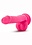 BLUSH NOVELTIES NEO ELITE SILICONE DUAL DENSITY DILDO WITH BALLS 6 inch