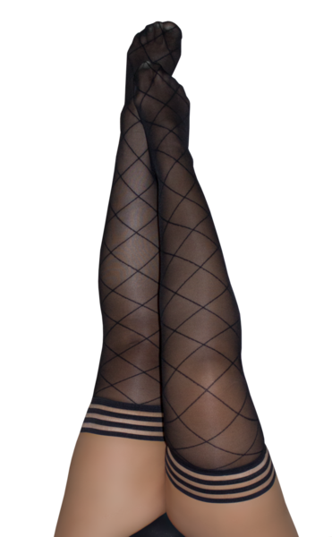 KIX'IES KIXIES ANNA LARGE DIAMOND THIGH HIGHS