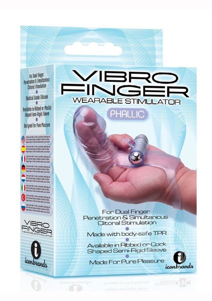 ICON BRANDS VIBRO FINGER WEARABLE STIMULATOR