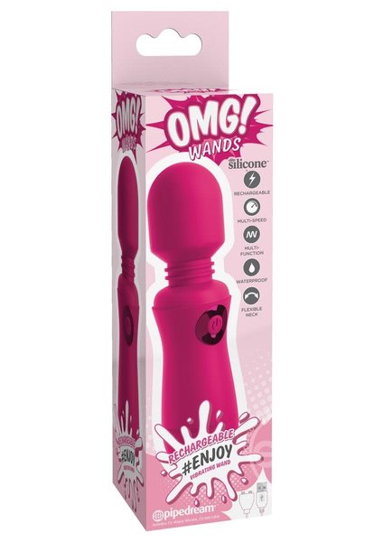 PIPEDREAM PRODUCTS OMG WANDS ENJOY RECHARGEABLE VIBE