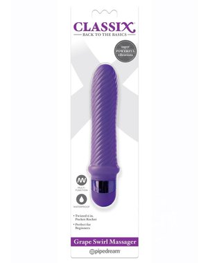PIPEDREAM PRODUCTS GRAPE SWIRL MASSAGER