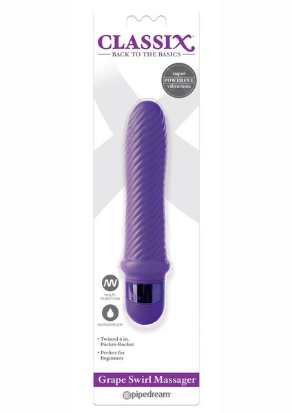 PIPEDREAM PRODUCTS GRAPE SWIRL MASSAGER