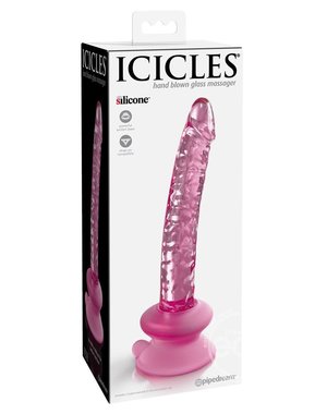 PIPEDREAM PRODUCTS ICICLES NO 86 GLASS WAND WITH BENDABLE SUCTION CUP