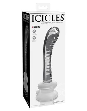 PIPEDREAM PRODUCTS ICICLES NO 88 G-SPOT WAND WITH BENDABLE SUCTION CUP