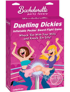 PIPEDREAM PRODUCTS BACHELORETTE PARTY FAVORS DUELLING DICKIES INFLATABLE PECKER SWORD
